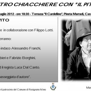 Quattro chiacchiere con “il pittore” Quattro chiacchiere con “il pittore”