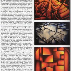 Pubblicazione su Catalogo Sartori d'Arte Moderna e Contemporanea 2015