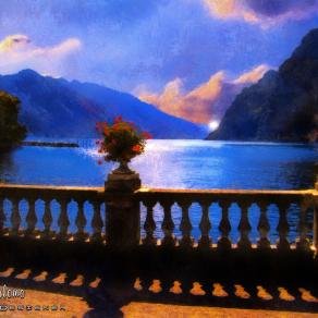 Sunset on the Garda Lake (Italian Mood Series)