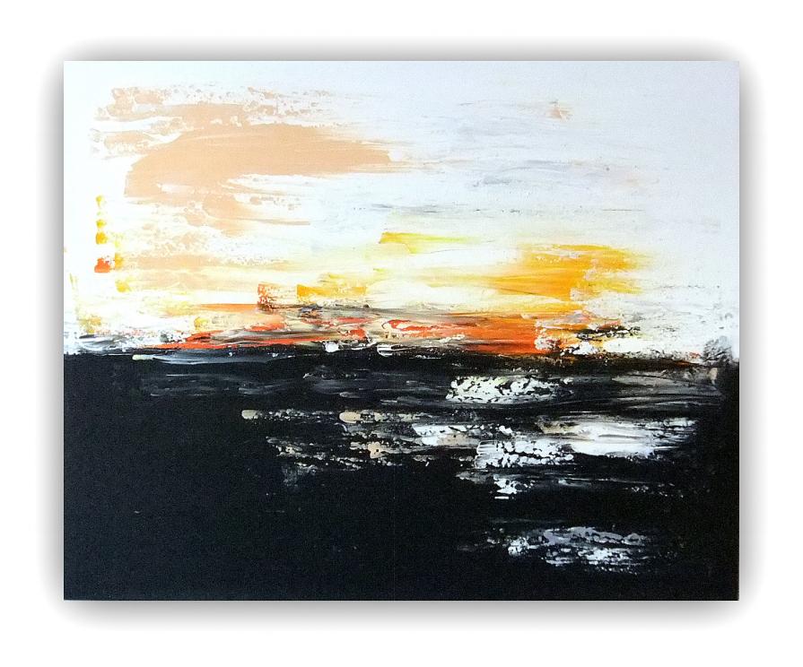  QUADRI ASTRATTI MODERNI ASTRATTO PAESAGGIO " SANADER ART " PITURA ASTRATTA