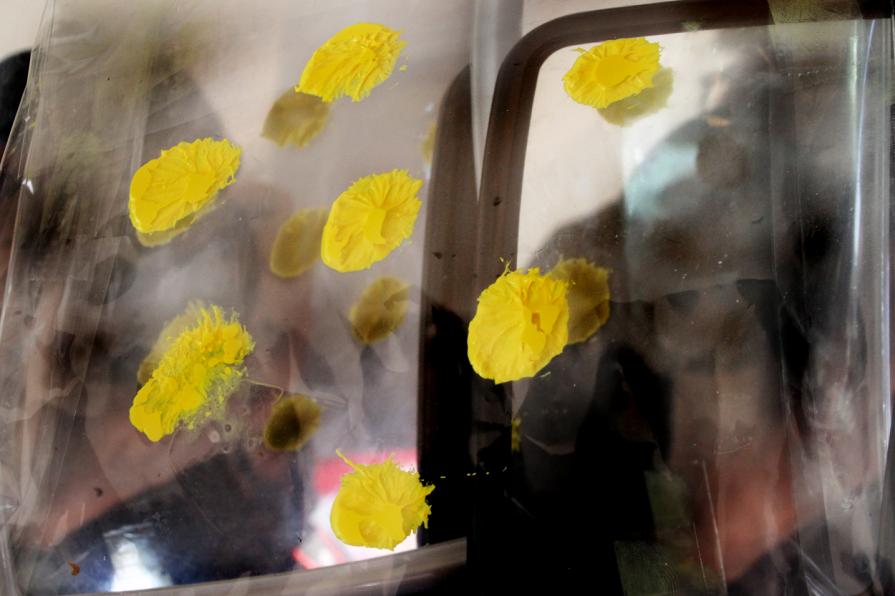 punto cromie in giallo.