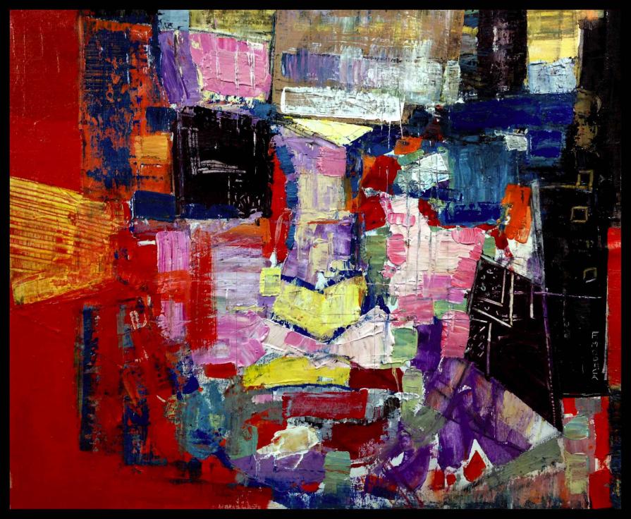 Fabio Modica | Prisoner of matter III - mixed media on canvas - cm 86x71 - 34x28 inches - 2015 - Private collection - USA