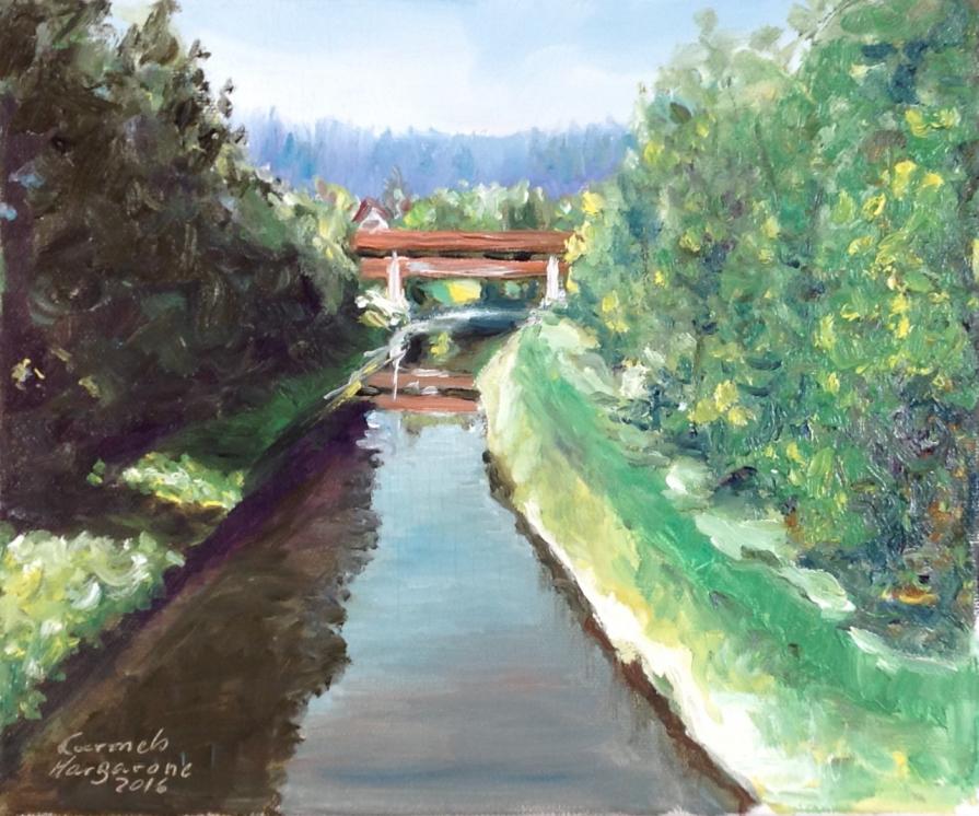 Gaildorf - Holzbrücke über den Kocher