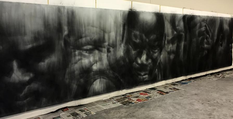 Procession:  After the Citizens of Calais (side view 2) 