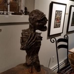 Carla Strozzieri is participating in the group art show "Shimmering" at the Gallery Ava, in Calicoon, NY.