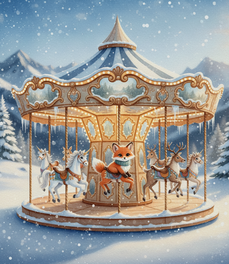 Siamo tutti bambini quando la neve inizia a cadere e le luci si accendono❤️