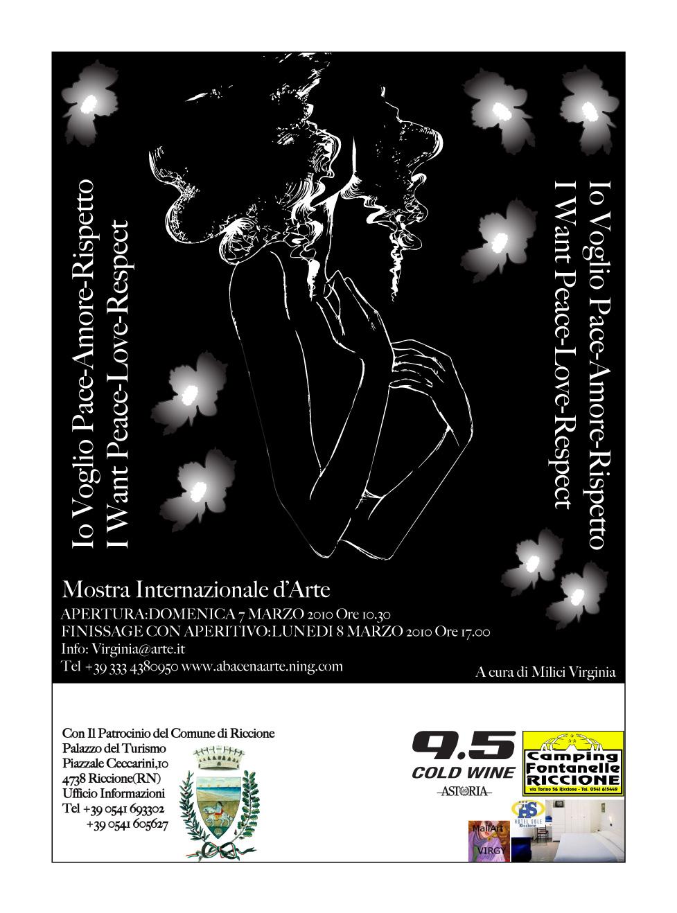 O VOGLIO… .PACE -AMORE- RISPETTO -I WANT....PEACE, LOVE, RESPECT