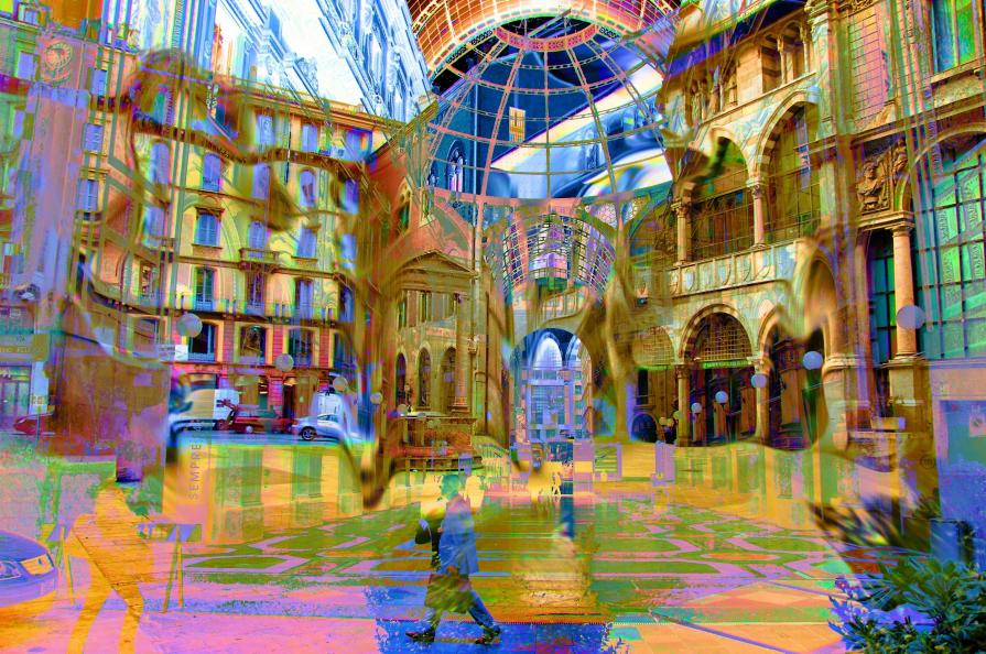 "Luci in Piazza dei Mercanti"  2007