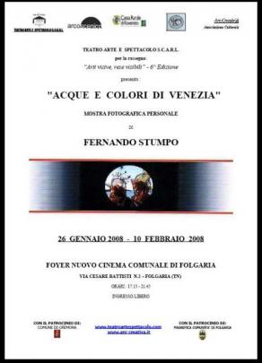 Locandina Mostra Fernando Stumpo Foyer Cinema Comunale Folgaria TN Locandina Mostra Fernando Stumpo Foyer Cinema Comunale Folgaria TN