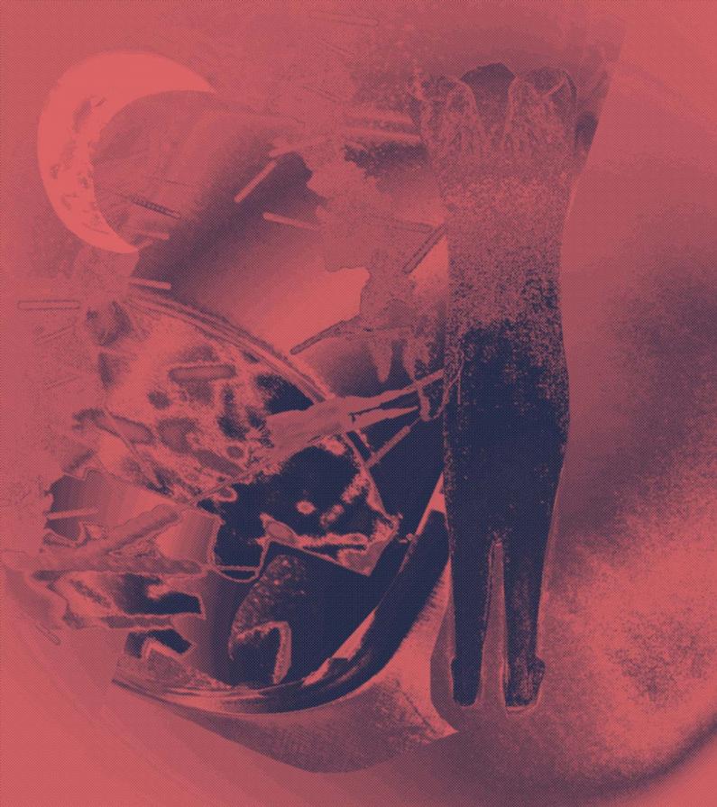 Needles bucket prints and I in rosa Needles bucket prints and I in rosa