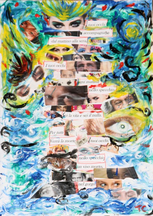 I TUOI OCCHI (Caviardage da "Verrà la morte e avrà i tuoi occhi" di Cesare Pavese) I TUOI OCCHI (Caviardage da "Verrà la morte e avrà i tuoi occhi" di Cesare Pavese)