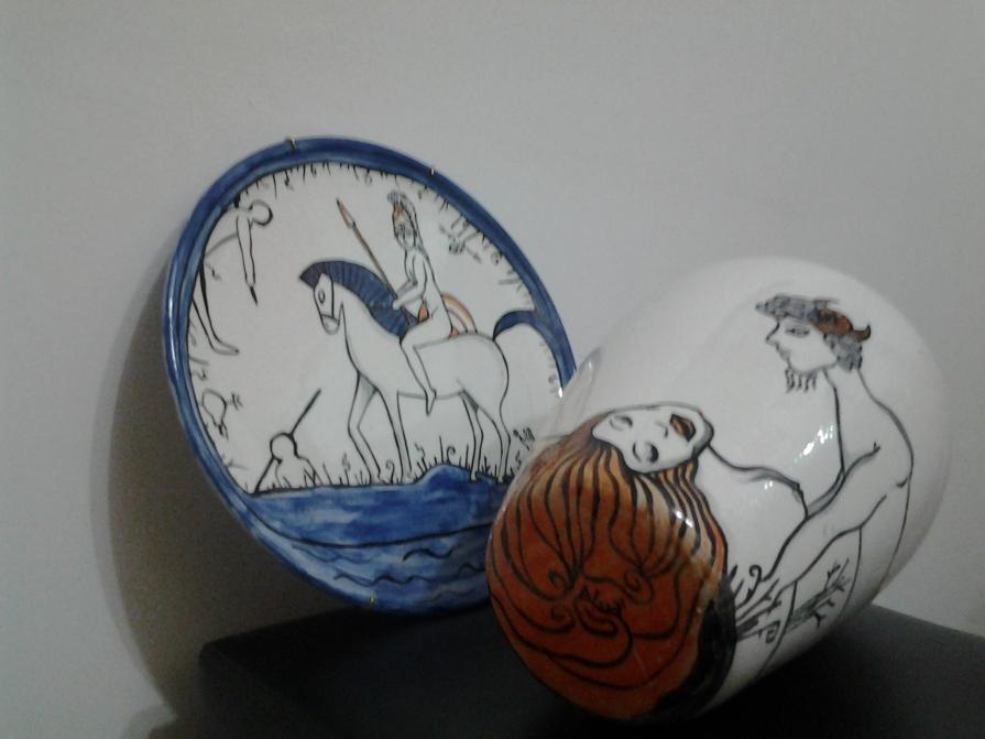 Ceramiche Greche Ares e Pan