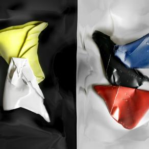 la somma dei colori forma IL BACIO...