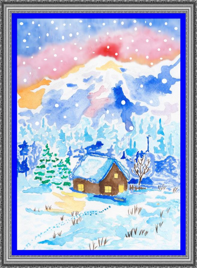 IL COLORE DELLA PRIMAVERA E' NEI FIORI ;IL COLORE DELL'INVERNO E' NELLA FANTASIA...!!!