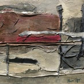 Shura Oyarce Yuzzelli (Perù) - Libertà - tecnica mista su tavola di legno - 50 x 30