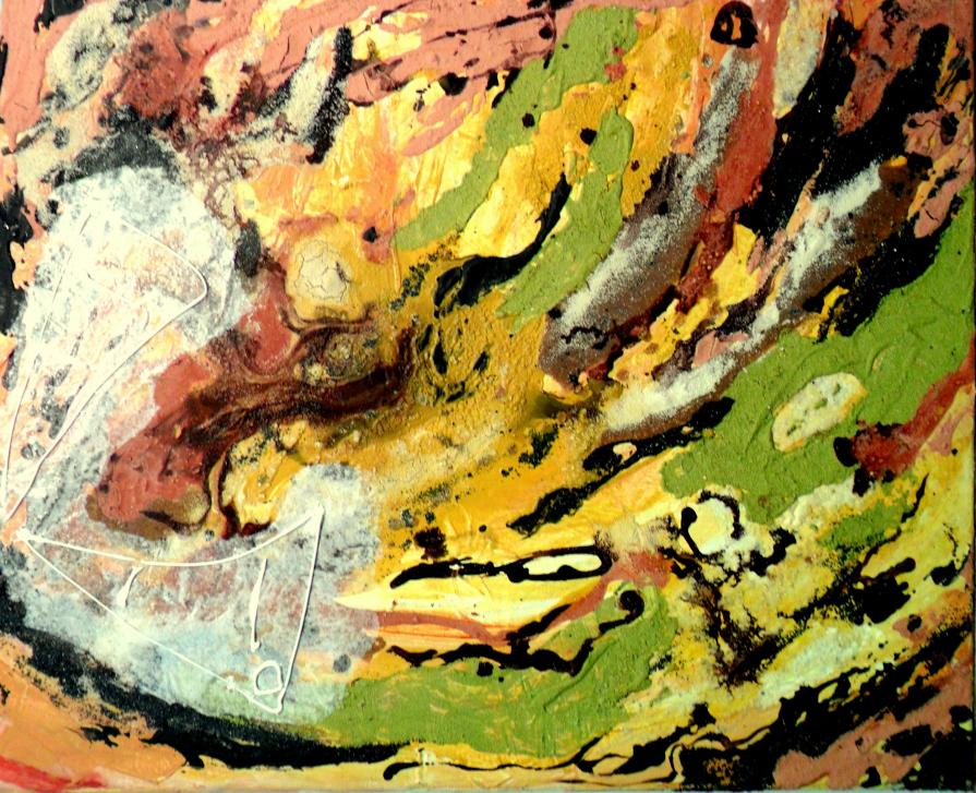 Diálogo de partículas antes de la creación. Dialogo con la tierra.   