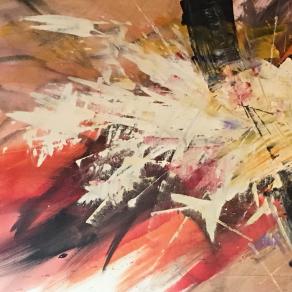 Incidente con il latte al tramonto d'estate 