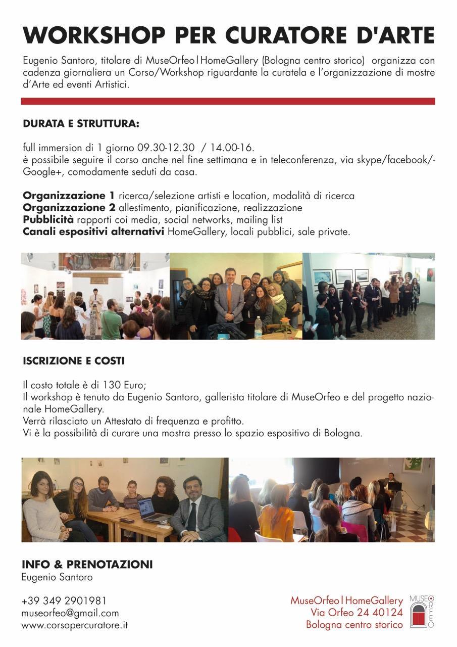 Workshop for art curators, MuseOrfeo Bologna.