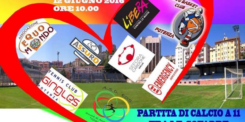 SCENDE IN CAMPO LA SOLIDARIETA’ (Domenica 12 giugno 2016, Stadio Viviani, Potenza) SCENDE IN CAMPO LA SOLIDARIETA’ (Domenica 12 giugno 2016, Stadio Viviani, Potenza)