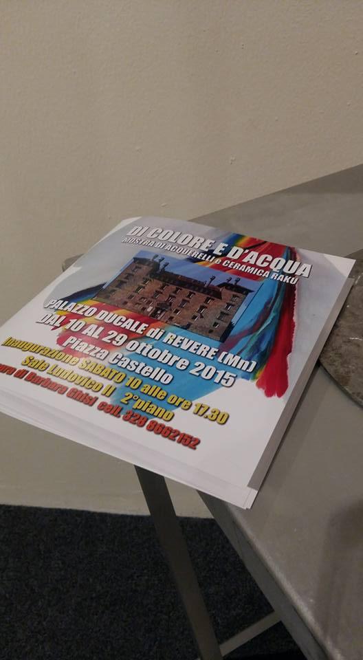 DI COLORE E D'ACQUA al Palazzo Ducale di Revere (Mantova) si è conclusa alla grande!