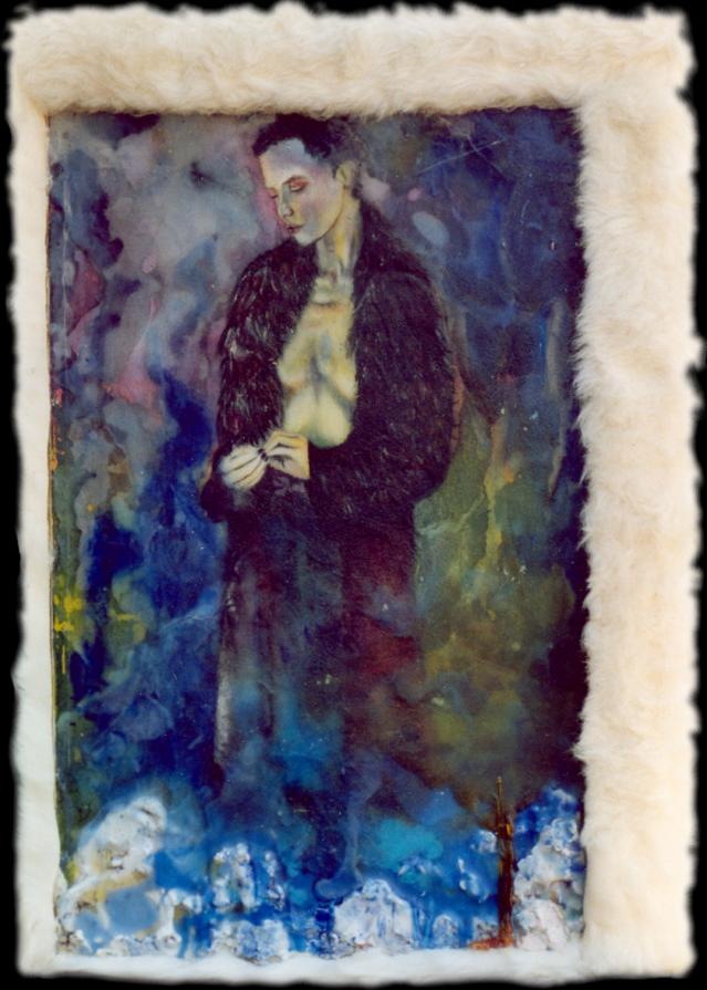 “Quadro nel quadro” - Donna delle nevi “Quadro nel quadro” - Donna delle nevi