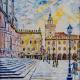 Bologna:Piazza Maggiore dal Pavaglione