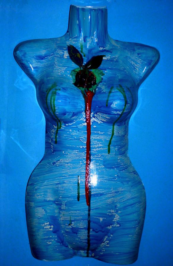 The woman should never be touched even with a flower The woman should never be touched even with a flower