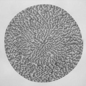 Cirlce #2, 21" x 21", graphite on paper, 2013 Cirlce #2, 21