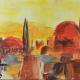 Olivier Steffens - Istanbul - olio su tela - 70 x 50