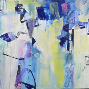 Olivier Steffens – Abstract- olio su tela - 100 x 80