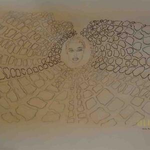 7- Child stones drawing 7- Child stones drawing