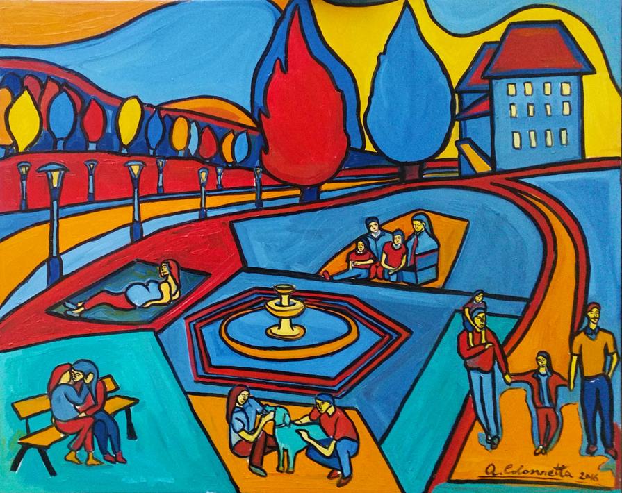 Famiglie al parco - Families at the park