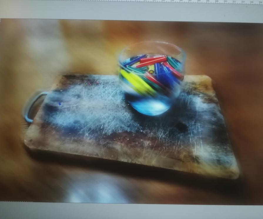 Un sorso di colori per finire il pasto. 