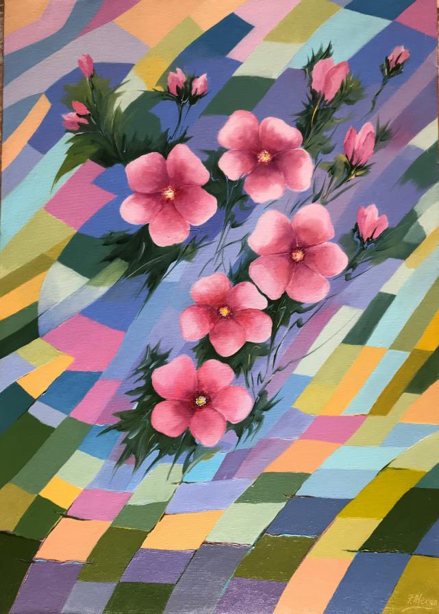 Alex Fumagalli - Pensiero - olio su tela - 50 x 70 Alex Fumagalli - Pensiero - olio su tela - 50 x 70