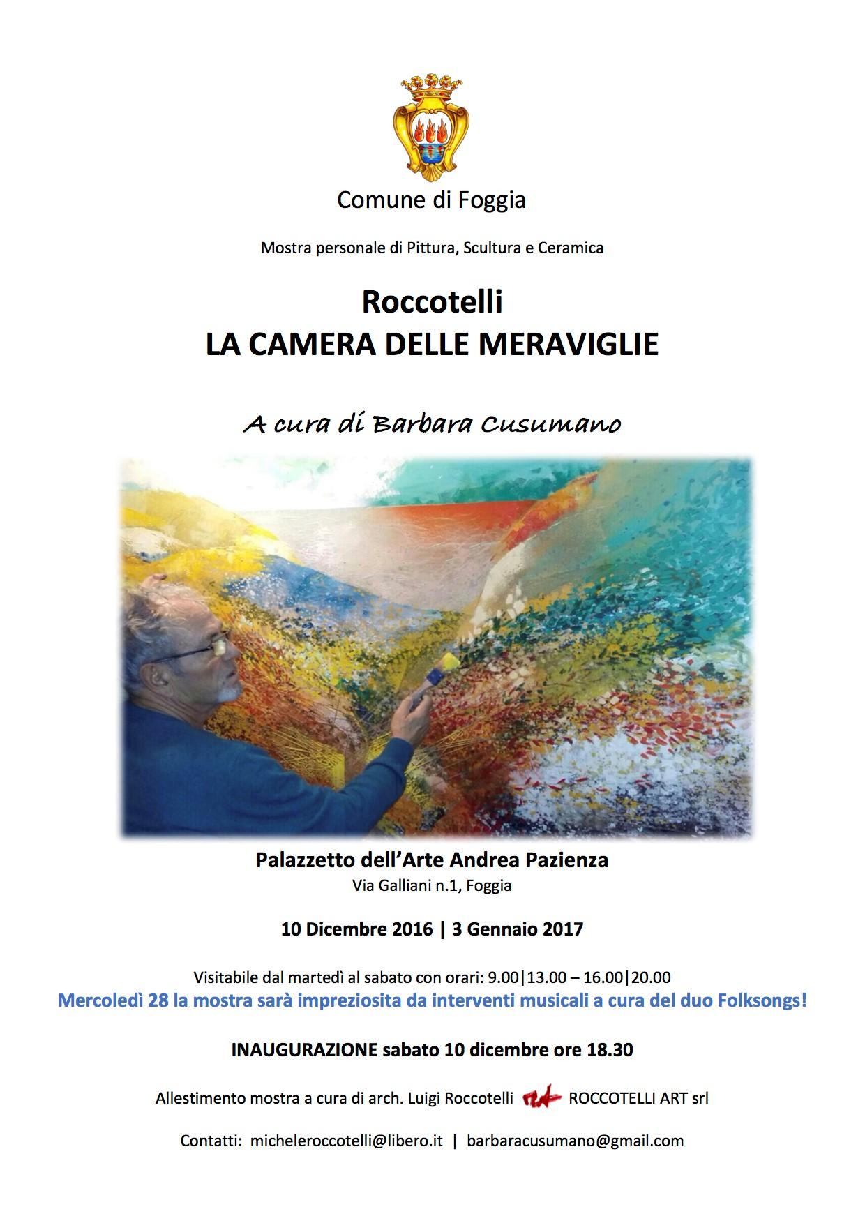 Roccotelli "La camera delle meraviglie"