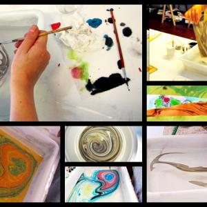 WORKSHOP: SUMINAGASHI, PAINTING ON WATER WORKSHOP: SUMINAGASHI, PAINTING ON WATER