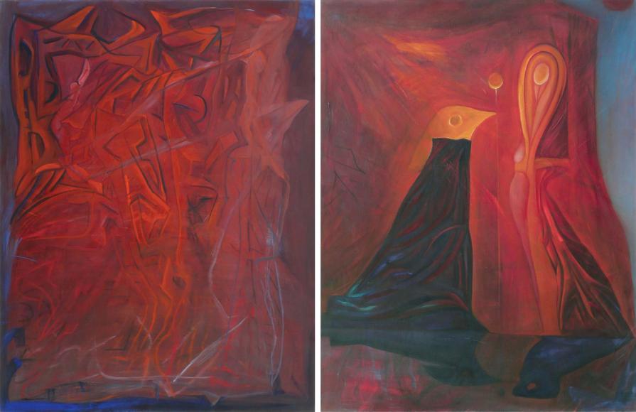 The Name of the Rose (diptych)