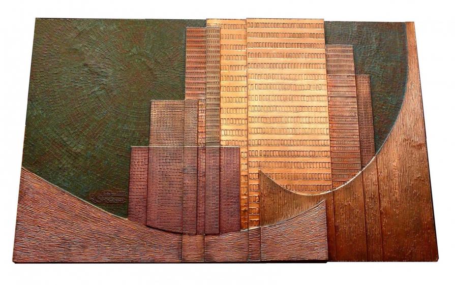 NEW YORK STATE OF MIND - copper version No 7/24 NEW YORK STATE OF MIND - copper version No 7/24