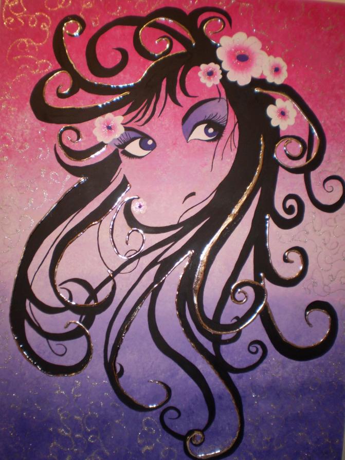 LA RAGAZZA DAGLI OCCHI VIOLA