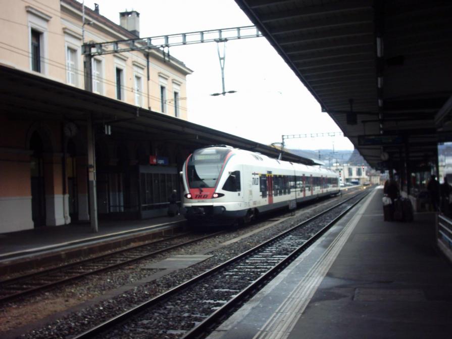 La stazione ferroviaria di LUGANO
