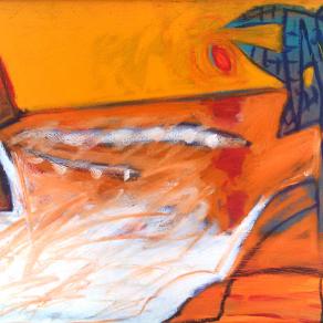 Togo (Italia) - Risacca - olio su tela - 50 x 40