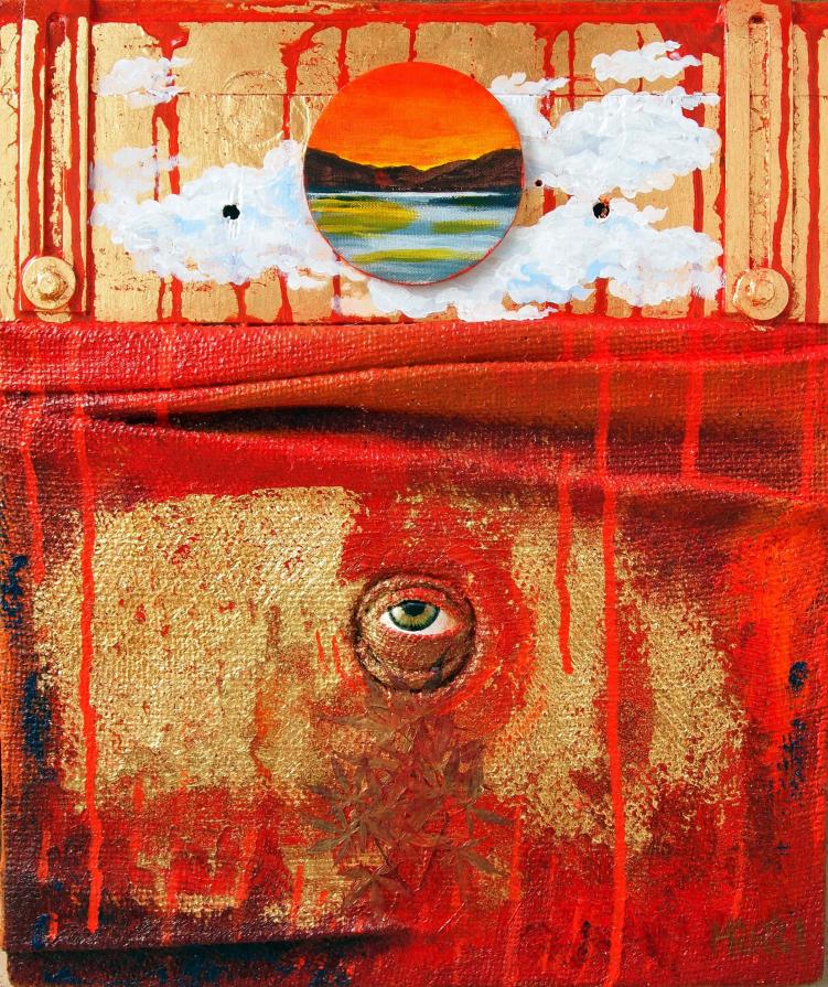 "Promessa e paesaggio in rosso"