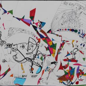 Grafical  notation  as the Olympic Symphony. No1