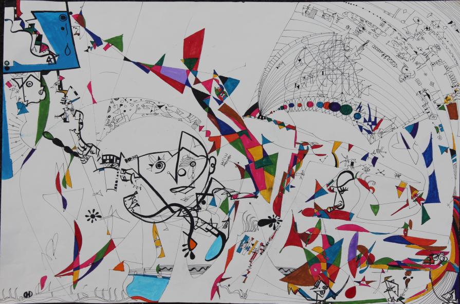 Grafical  notation  as the Olympic Symphony. No1