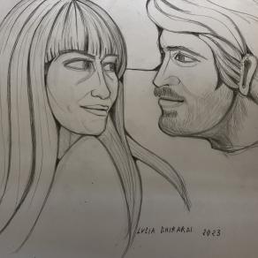 Ozge Gurel e Can Yaman nella veste di Nazli e Ferit in Bitter Sweet (=Ingredienti d'amore) visti da Lucia Ghirardi