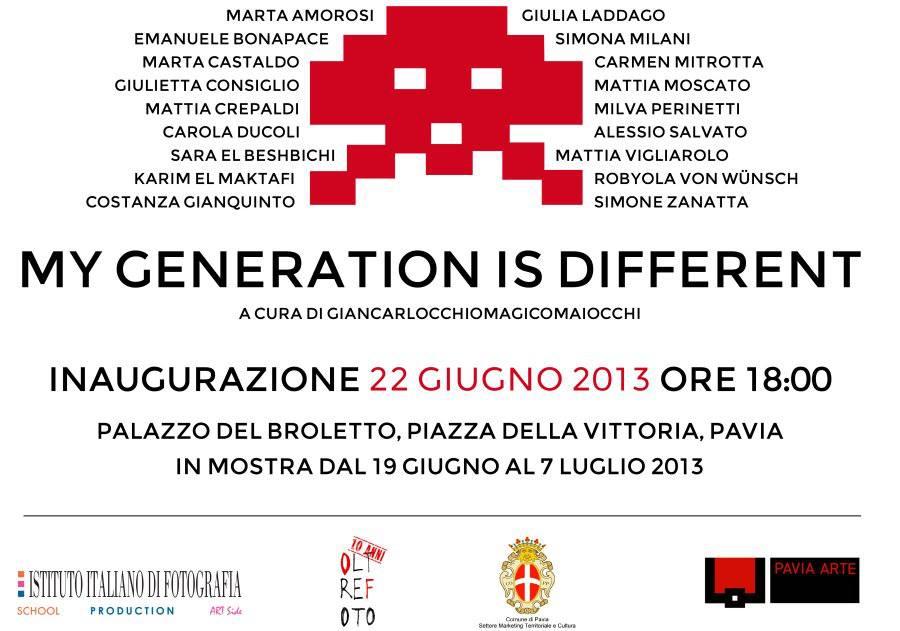 MY GENERATION IS DIFFERENT