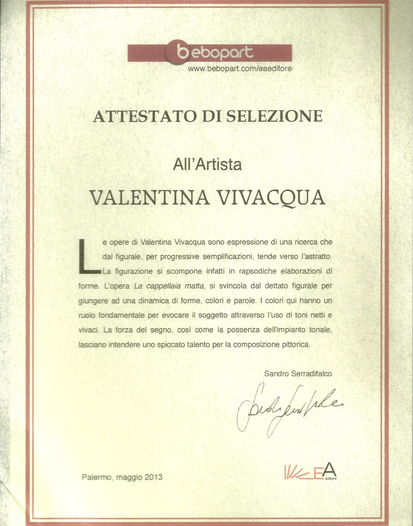 Recensione critica per l'opera: "La cappellaia matta"