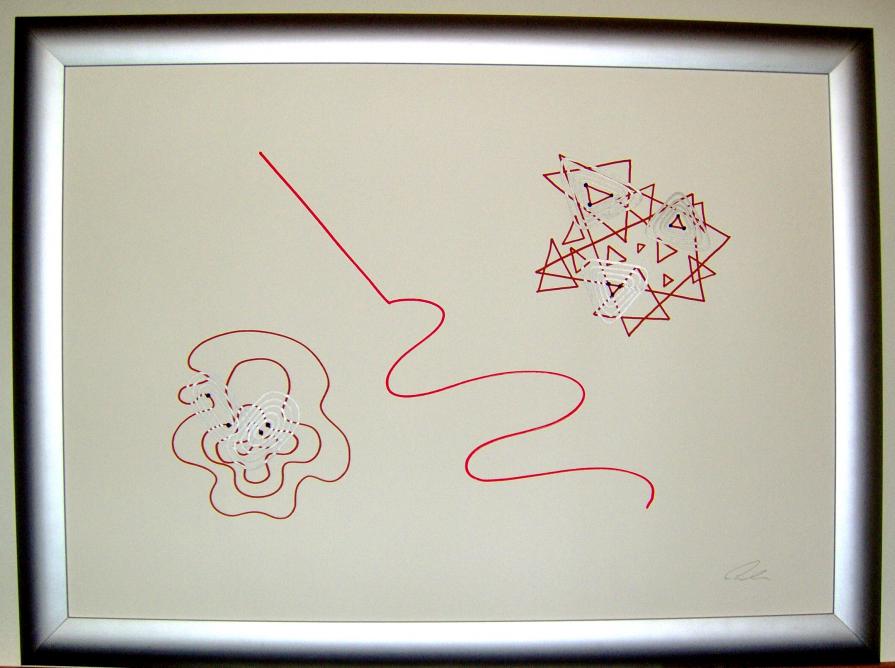 Acrilico nr. 73 - La frusta rossa