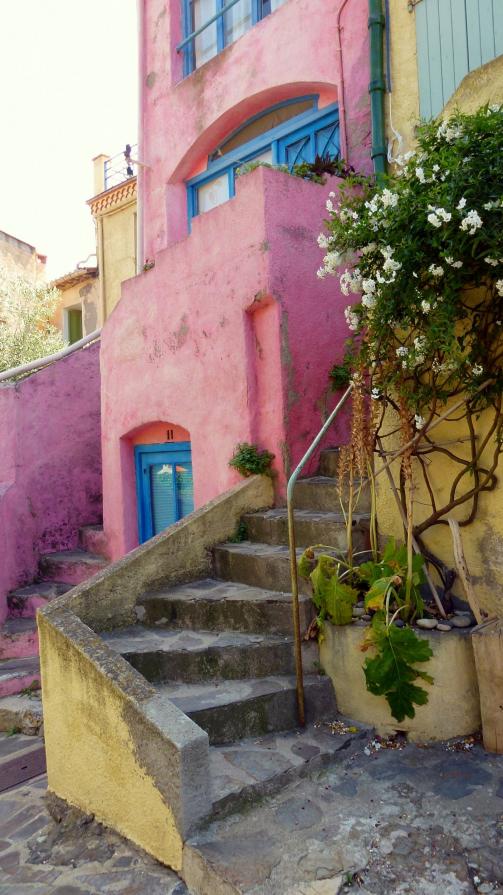 Un petit escalier à Collioure