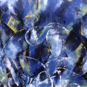 Trasparenze in blu/Transparency in blue